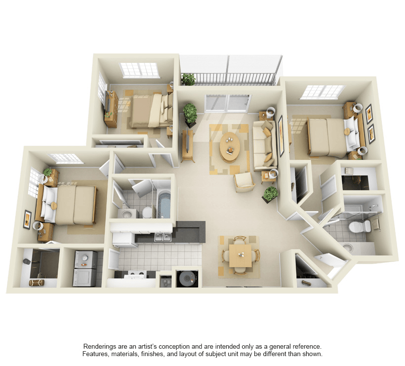 C2 - Woodbury floor plan